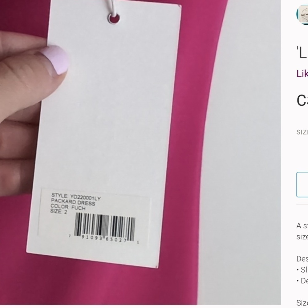 'Likely' Packard Dress Nwt Size 2 and 0 - Picture 7 of 7